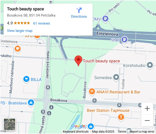 Mapa Touch beauty space